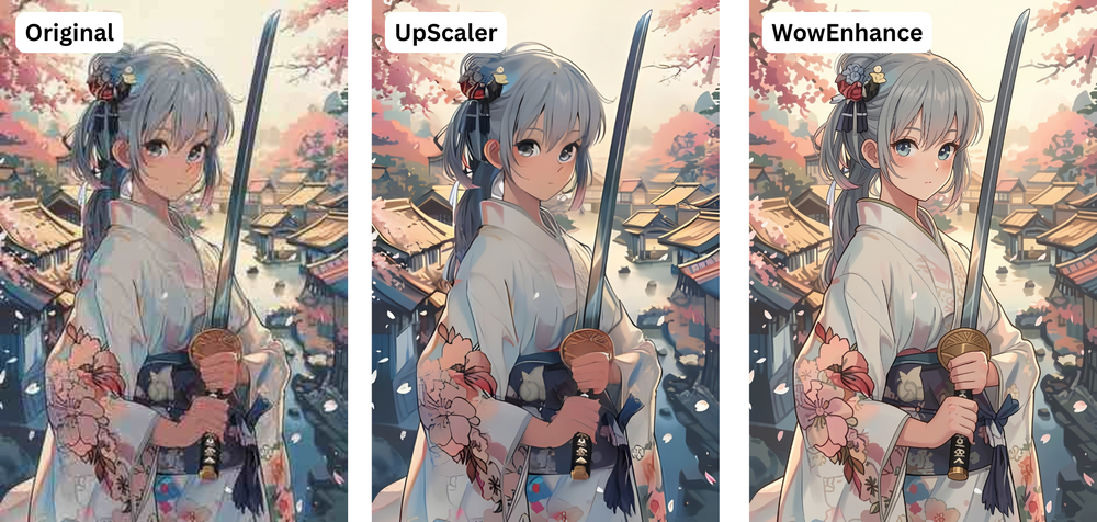 Increase anime resolution with UpScaler and WowEnhance