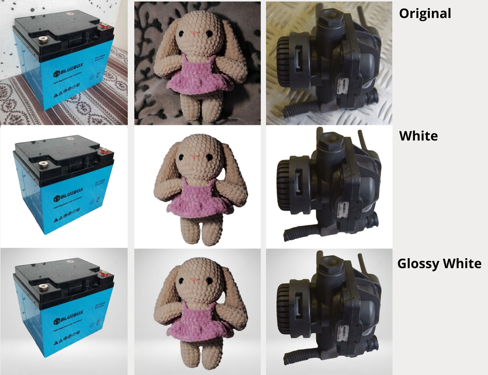 add white background to photo with PhotoGrid